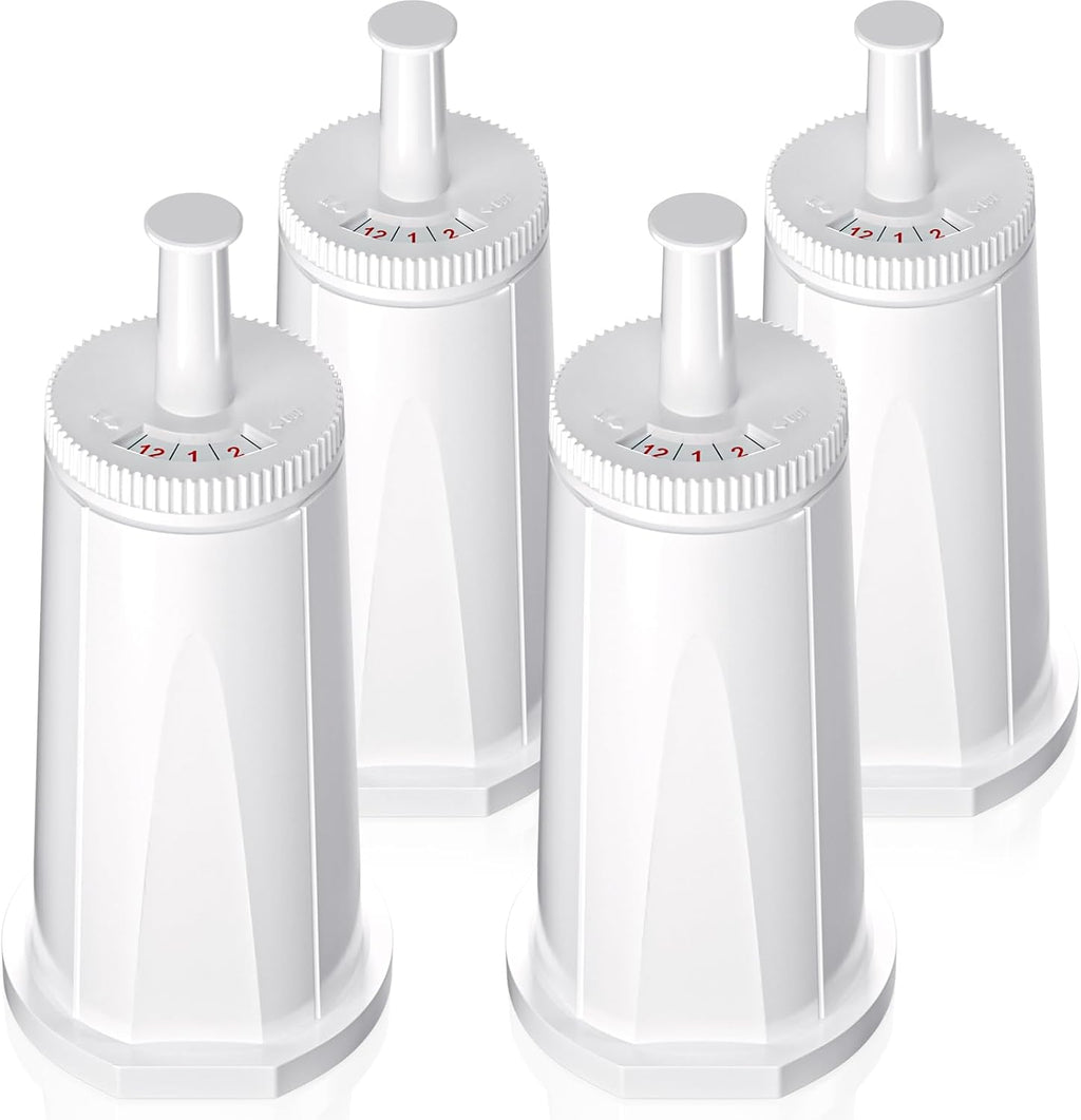 Replacement Water Filter for Breville Espresso Machine Barista Touch Bes880, Barista Pro BES878, Oracle Touch BES990, Oracle BES980, Dual Boiler BES920 Bambino ClaroSwiss Sage, Pack of 4