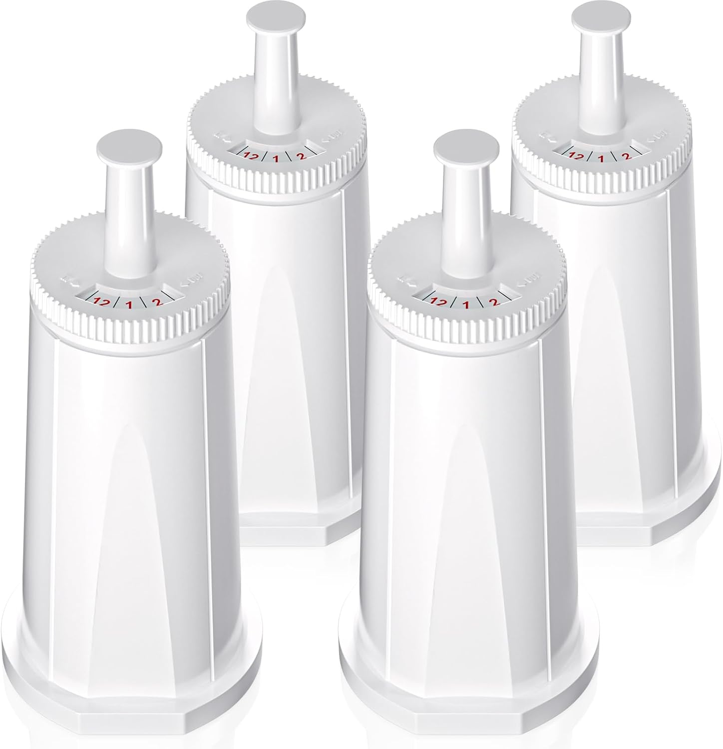 Replacement Water Filter for Breville Espresso Machine Barista Touch Bes880, Barista Pro BES878, Oracle Touch BES990, Oracle BES980, Dual Boiler BES920 Bambino ClaroSwiss Sage, Pack of 4