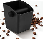 Coffee Knock Box Compatible with Breville, Espresso Puck Knock Box with Large Capacity, Durable Shock-Absorbent Espresso Puck Bin, Removable Bar and Non-Slip Base, Easy to Clean, for Home and Office