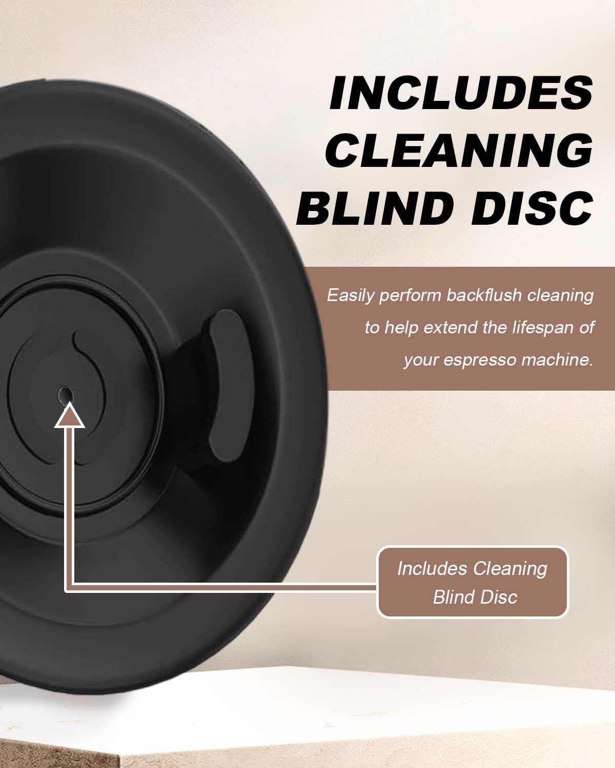 [1 Pack] Precision 18-22g Double Shot Multi-Hole Filter Basket[Italian-Style Craftsmanship][For Rich Crema & Even Extraction] Fits 54mm Breville/Sage: Bambino, Bambino Plus, Barista Express Series