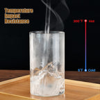 38 oz Glass Food Storage Jars with Airtight Lids, Clear Glass Jar with Bamboo Lid, Airtight Food Canister for Tea, Candy, Coffee, Sugar, Cookie, Snack. (Square| 5+6 Inch) SET of 3