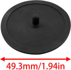 Coffee Machine Handle Cleaning Blind Plate Backflush Tray Blind Hole Insertion Port Filter Plate Cleaner 51mm Coffee Pad Backwashing Tray 2pcs