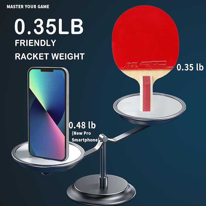 DHS Ping Pong Paddles Professional Table Tennis Racket with Hurricane Rubber Carrying Case - ITTF Approved Rubber for Tournament Play