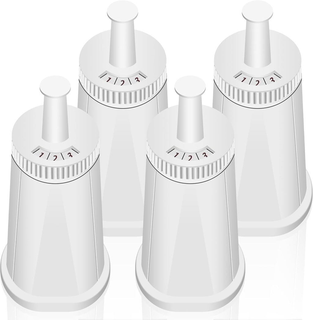 4 Pack Replacement Water Filter for Breville Espresso Machine Barista Touch Bes880, Barista Pro BES878, Oracle Touch BES990, Oracle BES980, Dual Boiler BES920 Bambino ClaroSwiss Sage by Funmit