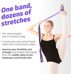 The PlumBand Stretch Band for Dance and Ballet – Premium Gift-Ready Package - Sizes for Kids & Adults – Improve Your Splits, Flexibility and Strength with Stretching