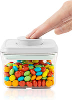 Mini Snack Container - 0.3 Qt Pop Food Storage Containers, BPA Free Small Food Containers with Lids, Food-Grade Air Tight Containers Candy Jars 320ml