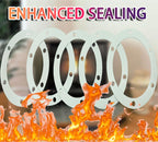 6" Pellet Stove White Gasket for Combustion Exhaust Fan Mounting Blower to Housing Seal with 100's and Most Pellet Stoves 2100J MAR60487（5/Pack）