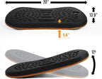 Yes4All Wobble Balance Board for Standing Desk/Anti-Fatigue Office Foam Pad - Standing Desk Mats, Rocker Board, Office Accessories, Wobble Board With Massage Ball