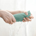 Artoid Mode 100% Cotton Light Green Waffle Weave Kitchen Dish Cloths, 12x12 Inch Ultra Soft Absorbent Quick Drying Kitchen Dish Towels Set of 6