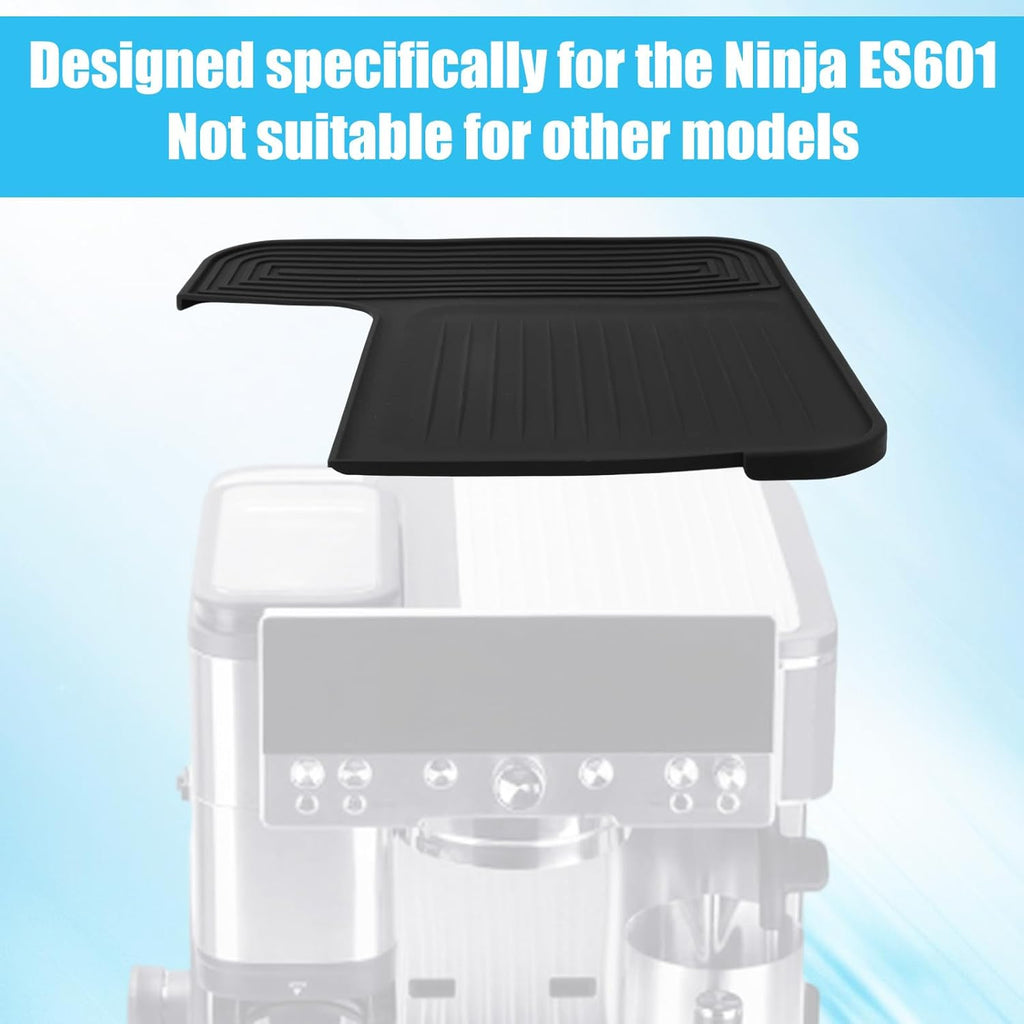 Top Mat for Ninja Luxe ES601 Espresso Coffee Machine, Silicone Top Pad Protector Anti-Slip Heat Resistant Waterproof Pad for Ninja Luxe Cafe Accessories