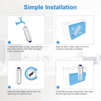 Water Filter Cartridge Replacement for Espresso Coffee Machines - Compatible with ECAM, ETAM, ESAM, Dinamica, Eletta Series - Improves Taste & Protects Your Machine, 6-Pack for Home Use