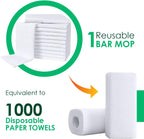 Avalon Towels Terry Bar Mop Towels (Value Pack of 36) Size 14"x17" – Absorbent and Durable, Multipurpose Cleaning Rags, Cotton Cleaning Cloths, Terry Cloth Rags, Reusable Shop Rag (White)