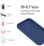 EG-SIPRO Silicone Sink Organizer Tray, 2-Pack, Sasau, Unisex, 8 Colors, Dishwashing Accessories