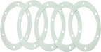 6" Pellet Stove White Gasket for Combustion Exhaust Fan Mounting Blower to Housing Seal with 100's and Most Pellet Stoves 2100J MAR60487（5/Pack）