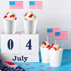 Turbo Bee 300Pack 4oz Disposable Paper Cups,Hot/Cold Beverage Drinking Cup，Small Paper Cups for Bathroom and Mouthwash…