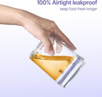 Food Airtight Containers storage with Lids One Button Open/POP UP/Kitchen Storage Organization for Coffee Tea Brown Sugar Cereals 350ml x 1