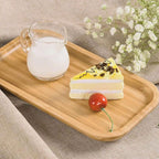 Bamboo Vanity Tray, Bathroom Counter Tray, Toilet Tank Top Tray for Organizing and Decor Display, 9.8 x 5.5 x 0.8 inch