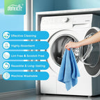 HOMEXCEL Blue Microfiber Cleaning Cloth, 12 Pack Premium Microfiber Towels for Cars, Lint Free, Scratch-Free, Highly Absorbent, Reusable Cleaning Rags for Car, Household, Kitchen, Window,11.5"X11.5"