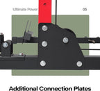 MAJOR FITNESS Drone1 Power Cage - Multi-Function Power Rack for Home Gym, Squat Rack, Cable Crossover System, for Strength Training, Heavy-Duty Steel Construction