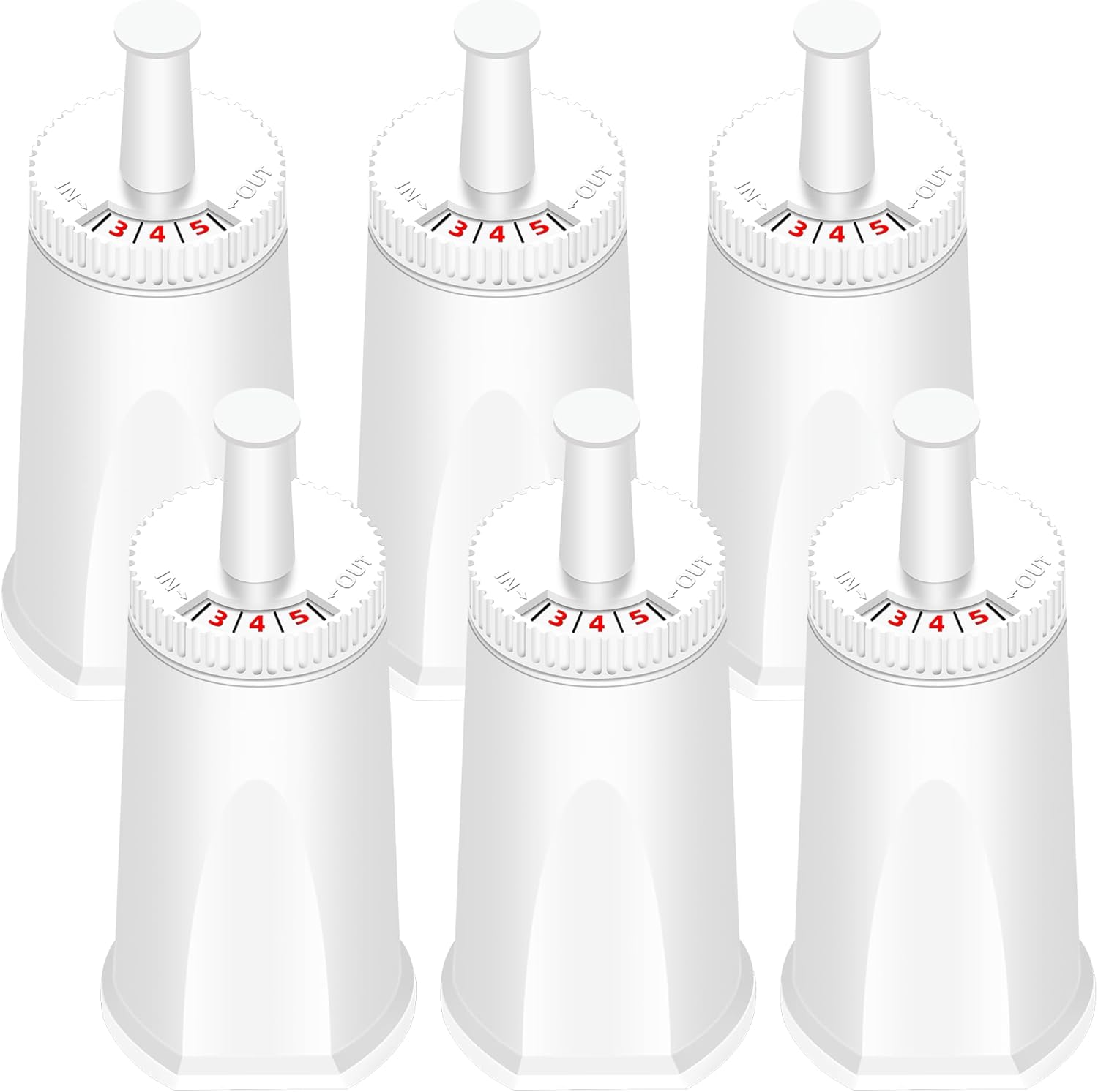 Replacement Water Filter for Breville Espresso Machine, Fit for Breville Barista Touch BES880, Barista Pro BES878, Oracle BES980, Dual Boiler BES920 Bambino ClaroSwiss Sage,6 pack by APPLIANCEMATES