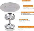 Double-Sided Magnetic Espresso Shot Mirror & Portafilter Tool Kit – Stainless Steel Barista-Approved Accessories for Bottomless Portafilter Extraction Monitoring