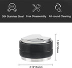 Espresso Accessories Kit 2-in-1 Coffee Distributor and Tamper Leveler, WDT Tool and Magnetic Dosing Funnel (54mm)