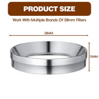 Magnetic Stainless Steel Espresso Dosing Funnel for 58mm Portafilter