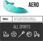 SISU Aero Small Mouthguard, Snow White - 1.6mm Thin - Custom-Molded Fit - Slim Design - Remoldable Up to 20 Times - for Team Sports - Non Toxic