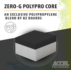 BZ Bodyboards - Accel Pro Board - Crescent Tail, Slick Bulbs, Contoured Deck Cutting Edge, High Performance - Advanced Riders