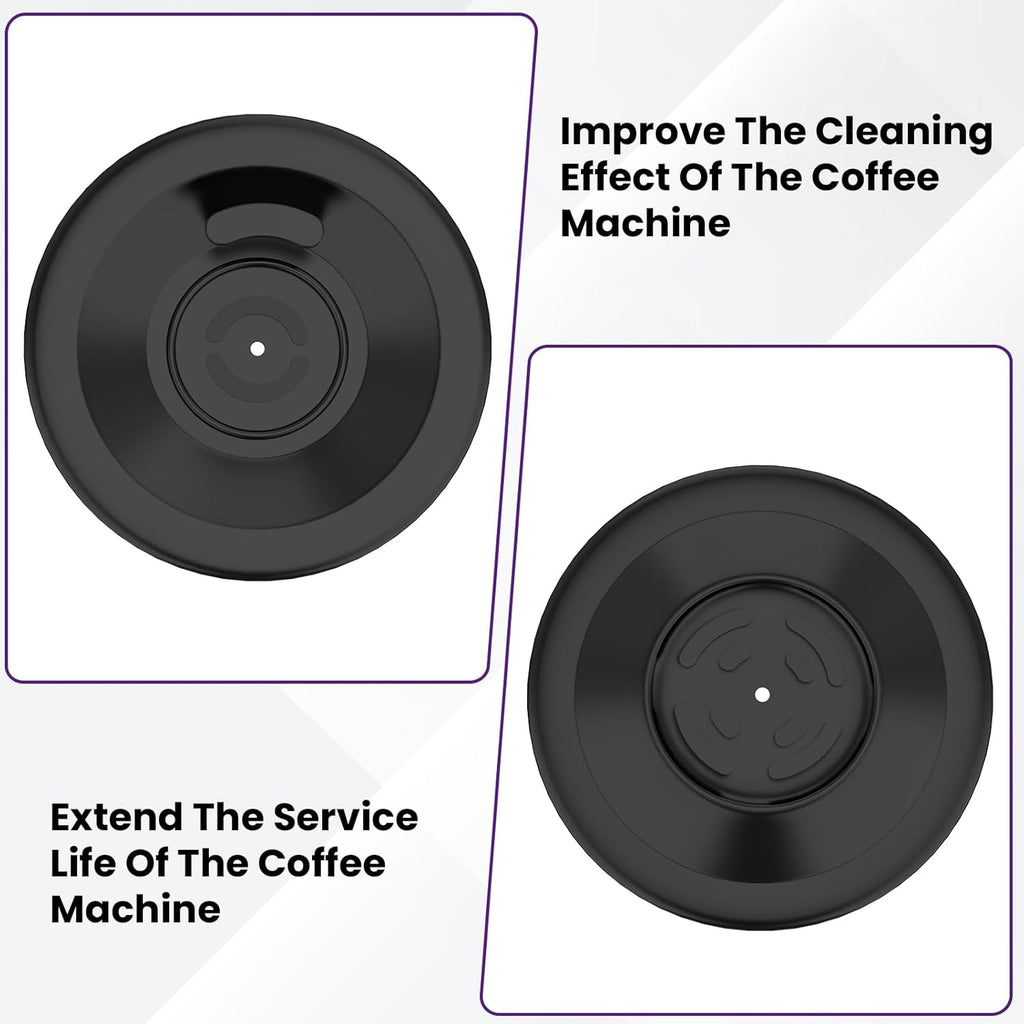 Espresso Backflush Cleaning Disc, 54mm Silicone Espresso Cleaning Disc for Most Espresso Machines BES980XL BES990 BES900XL BES920XL, 4 Pack