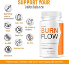 (2 Pack) BurnFlow Capsules - Official BurnFlow Advanced Premium Formula, All Natural BurnFlow Support Capsules for Overall Health & Wellness, BurnFlow Pills Reviews, 120 Capsules for 2 Months