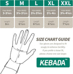 Kebada W2 Safety Work Gloves, Micro-Foam Nitrile Coated Gloves, Touchscreen,Ideal for Package Handling, Gardening, Construction, 1 Pair Medium