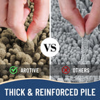 Arotive Luxury Chenille Bathroom Rug Mat, Extra Soft Thick Absorbent Shaggy Bath Rugs, Non-Slip Machine Wash Dry, Plush Bath Mats for Bathroom, Shower and Tub, 47x24, Camel