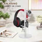 Wooden Mug Holder Tree, Coffee Cup Holder, Mug Organizer with 6 Hooks (White)