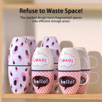 Mug Stacker & Storage Organizer – Expandable, Stackable Cup Holder for Kitchen Cabinet or Pantry – Space-Saving Solution for Tea Cups & Coffee Mugs (6Pcs Black)