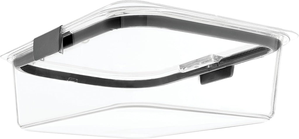 Rubbermaid Brilliance Large Food Storage Container, 9.6 Cup, BPA-Free, Leak-Proof, Clear