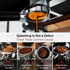 54mm Bottomless Portafilter & Puck Screen, 3-Ear Stainless Head, Compatible with Breville Barista Pro, Bambino Plus, Barista Express Impress, Infuser, Barista Touch, Duo-Temp Pro & Bambino