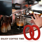 2PCS E61 8.0mm Silicone Group Gasket for Gaggia Espresso Machines Grouphead/Portafilter, Red