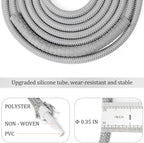 1LB Weighted Jump Ropes for fitness Women Men, Tangle-Free Ball Bearing Rapid Speed Skipping Jump Rope with Adjustable 9mm Cotton & PVC Cord, Aluminum Handles for MMA, Boxing, CrossFit, Weight-loss Workouts