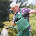 KAYGO Waterproof Work Gloves for Men and Women, Rubber Coated Non-slip Working Gloves for Garden, Outdoor Construction,3 pairs,Black,S