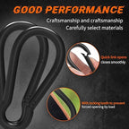 Small Carabiner Clip,15Pcs 2Inch Black Carabiners Clips M5 Alloy Steel Spring Snap Hook,Locking Carribenares for Climbing Hiking Camping Fishing