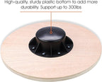 Yes4All Versatile Wooden Wobble Balance Board, Balance Trainer for Mobility Training, Standing Desk, Core Training, Exercise Balance Stability Trainer