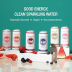 Hiball Energy Sparkling Water Zero Sugar and Zero Calorie Drink, Grapefruit, 16 Fl Oz ( 8 Count)