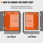 VEVOR Pull Out Cabinet Organizer, 17"Wx21"D 2 Tier Heavy Duty Slide Out Pantry Shelves, Chrome-Plated Steel Roll Out Drawers, Sliding Drawer Storage, 18.5"Wx22"D Install Size for Cabinet