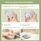 Airtight Food Storage Containers with Lids Pop Up Containers Pasta Organizer for Kitchen Pantry Cereal Snack Flour Sugar Coffee (3pc 3300ml / 3.48qt)