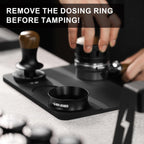 MHW-3BOMBER 58mm Espresso Dosing Funnel & Puck Screen Set, Magnetic Dosing Rring & Reusable Filter kit Compatible with 58mm Bottomless Portafilter, Coffee Dosing Ring with Eppresso Puck DR7013-OS