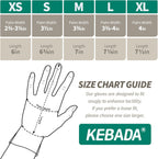 Kebada Work Gloves for Men and Women, Foam Nitrile Coated Safety Gloves with Grip, Ideal for Warehouse Package Handling, Gardening, Mechanic and Construction, XS