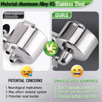 51mm 3 Ear Portafilter for DeLonghi EC680/EC685/EC885 - Stainless Steel Dual Spout Handle with Precision Basket,Siam Rosewood Grip