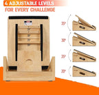 Yes4All Professional Incline Board, Slant Board Calf Stretching, Squat Wedge and Anti-Slip Surface, Portable Side Handle