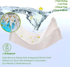 Dish Cloths 6 Pack, 10x14 inch Small Kitchen Washcloths for Washing Dishes, Lint Free Fast Dry Reusable Cleaning Cloth, Ultra Soft & Scratch Free Terry Dish Rag, Easy to Rinse Multicolor Dishcloths